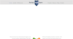 Desktop Screenshot of perfectwebteam.com
